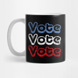 Retro Distressed Vote Mug